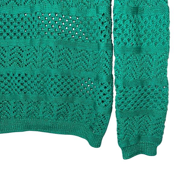 SALE!! Calvin Klein Sea Green Knit Sweater, Size M, NWT! - Picture 3 of 4